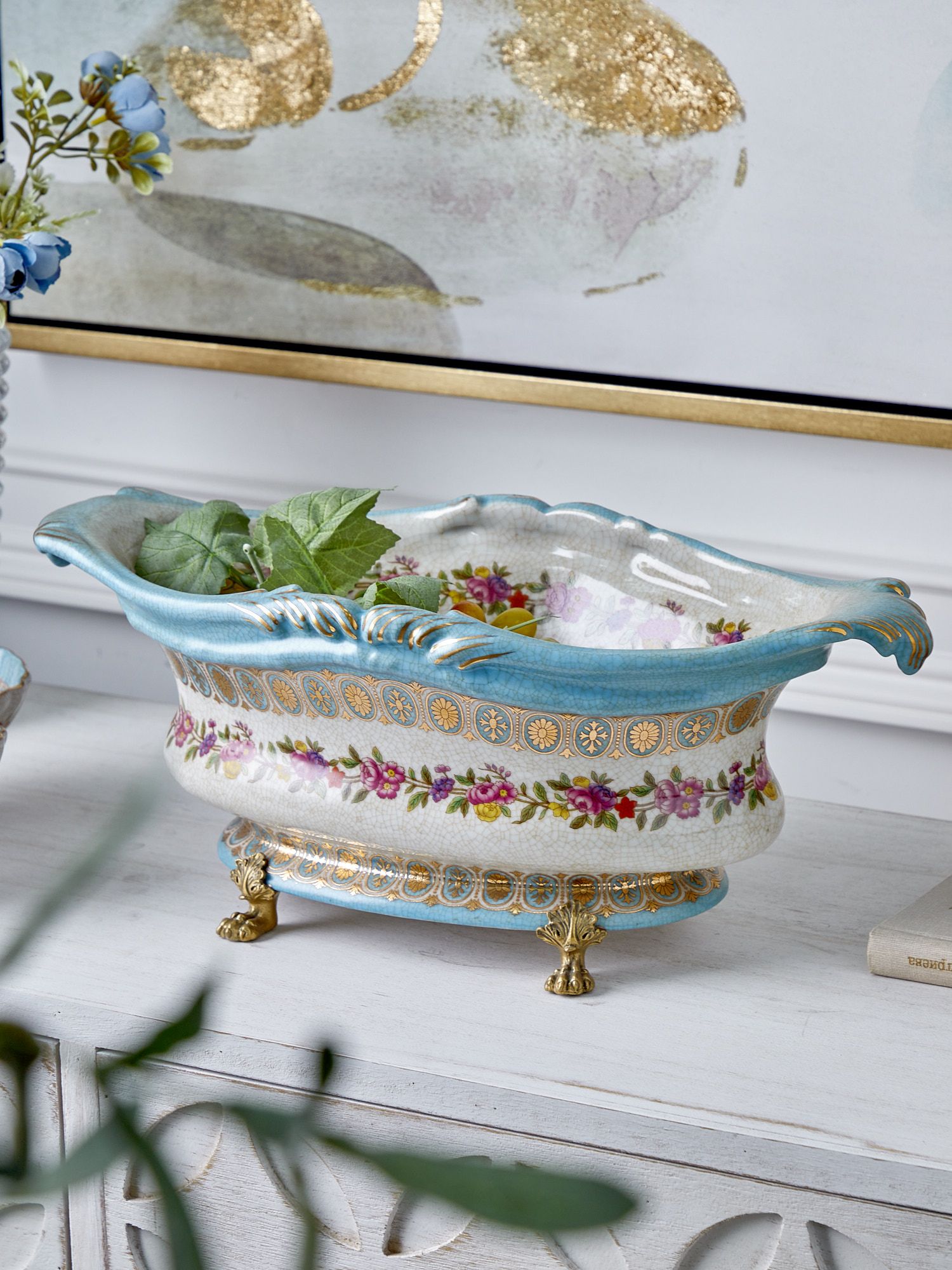 Чаша для фруктов Glasar 31G2634/D469FC/LD3002