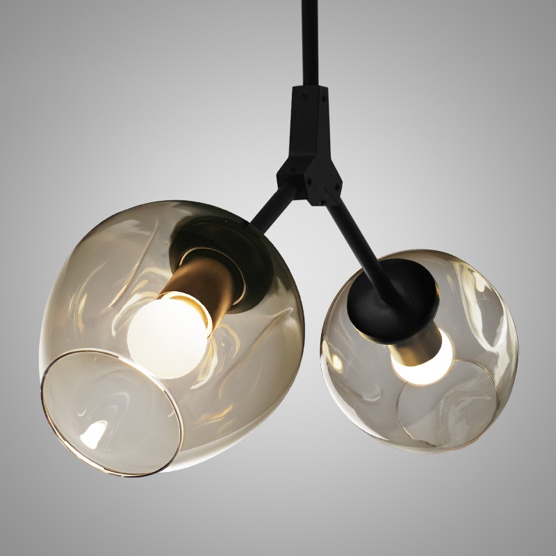 Подвесной светильник ADEL-ONE L2 Cognac Black by ImperiumLoft