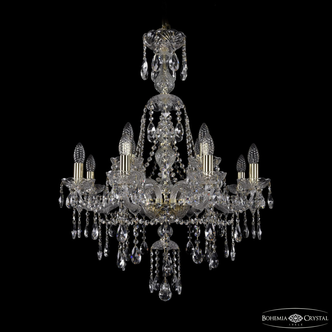 Люстра хрустальная 1415/8+4/220/XL-86 G