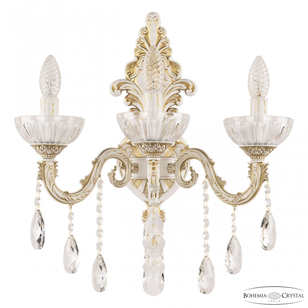 Бра хрустальные AL7901B15/3/175 B WMG P Clear/M-1H Bohemia Ivele Crystal