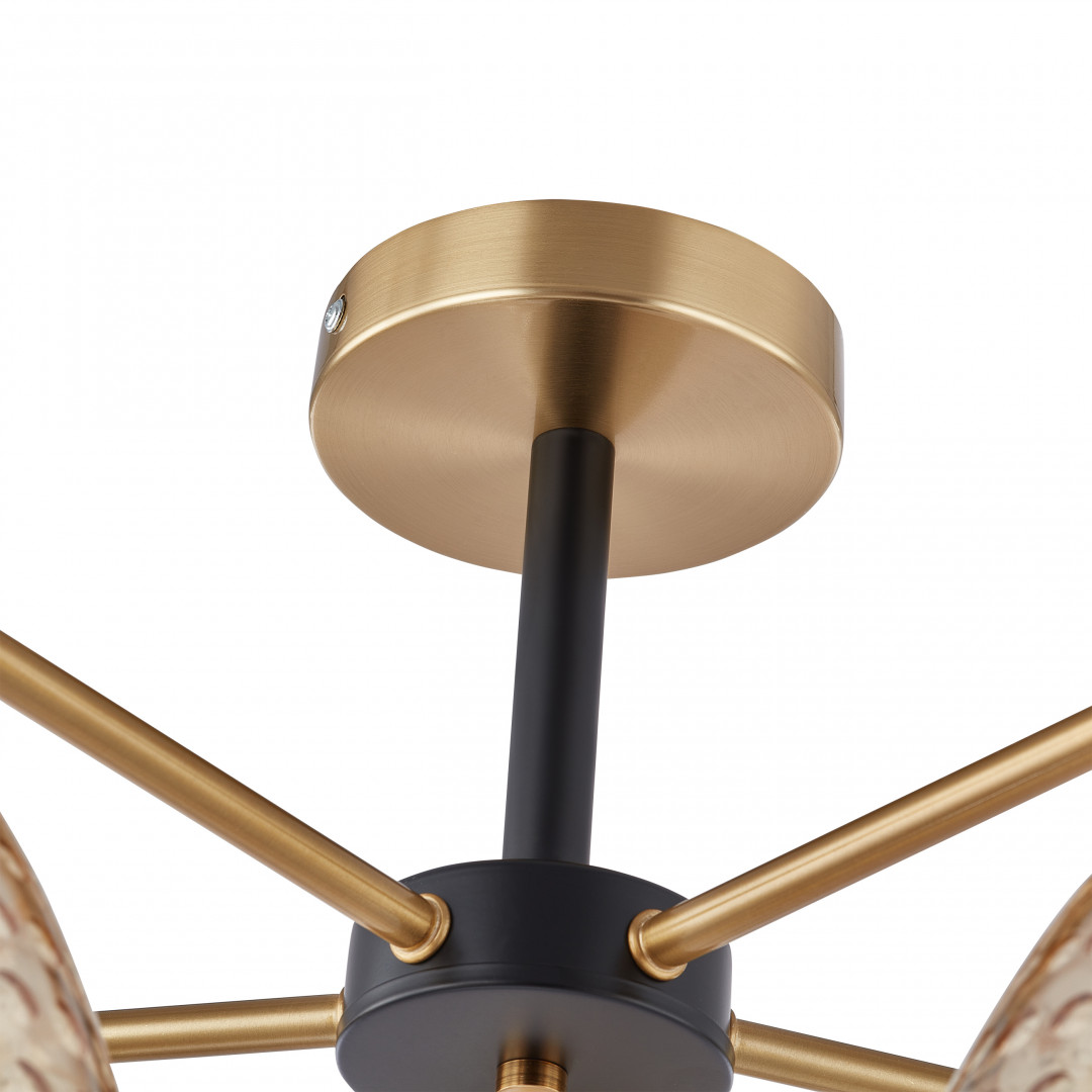 Люстра потолочная с плафонами 330754/5 BK+AB Arte Milano