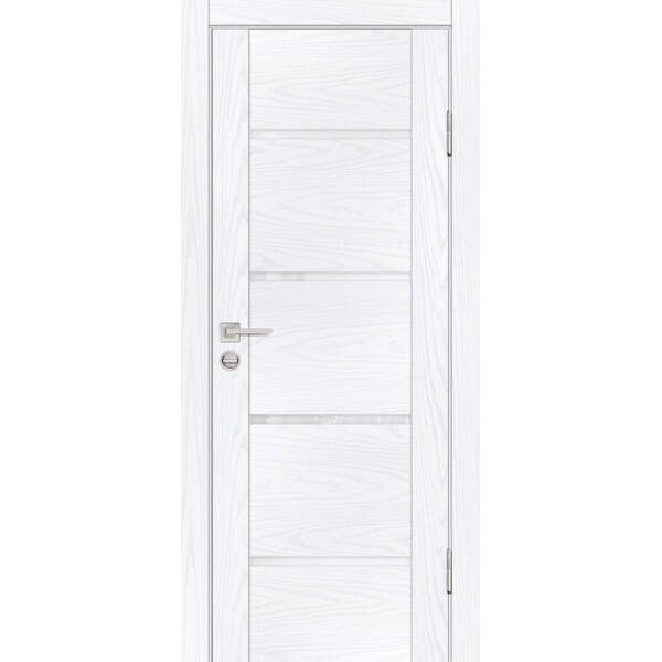 Межкомнатная дверь Graf PSM-7 белоснежный лакобель Дуб скай белый (2000 х 800)