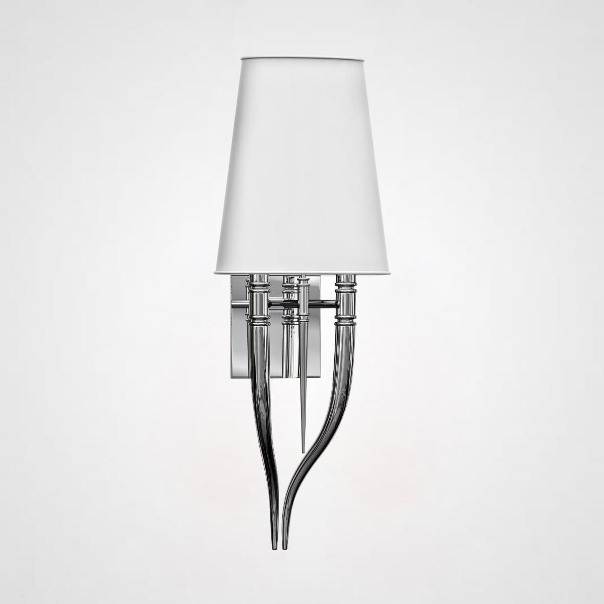 Настенный светильник Crystal Light Brunilde Ipe Cavalli H72 Silver/White by ImperiumLoft