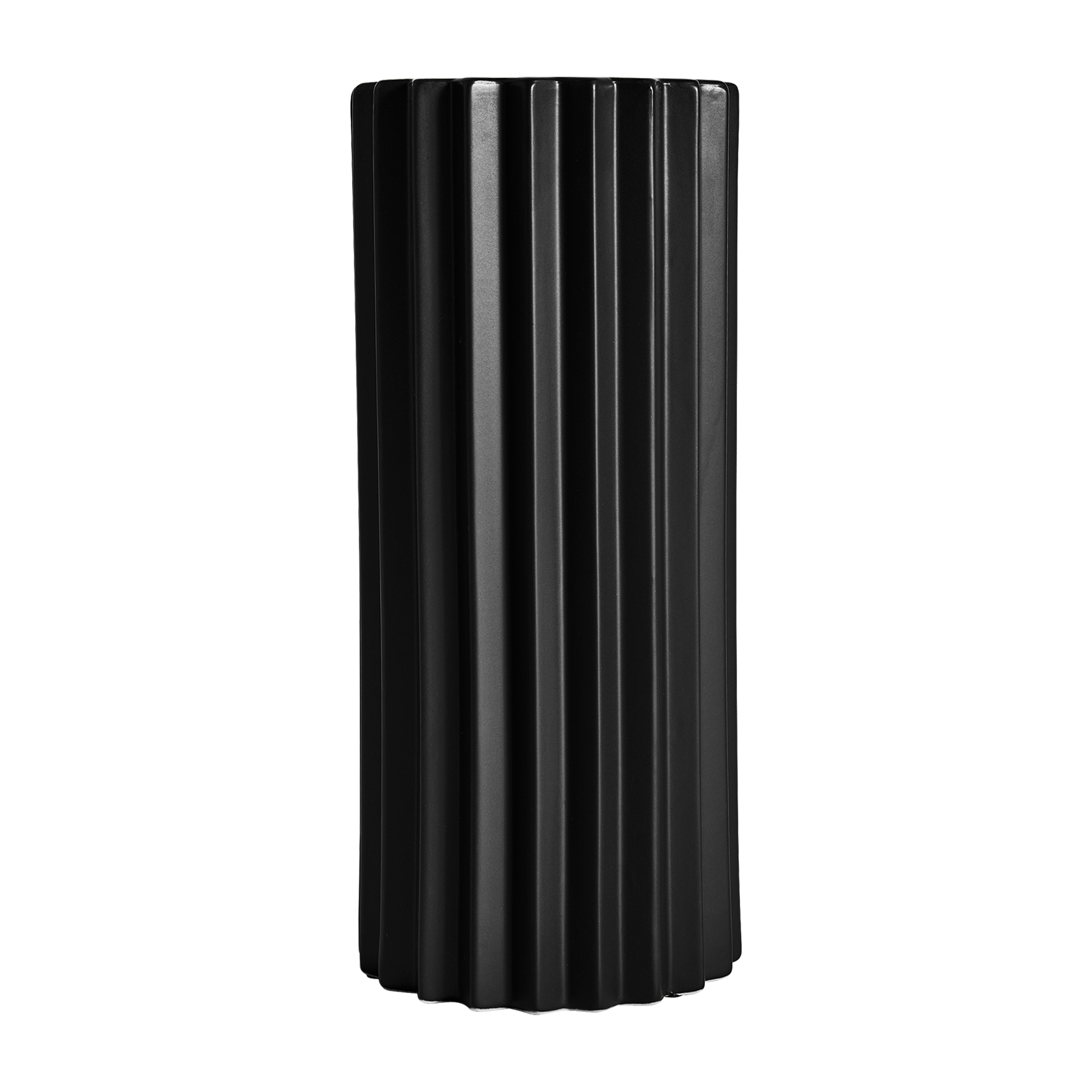 Ваза Plisse Stone черная Vical