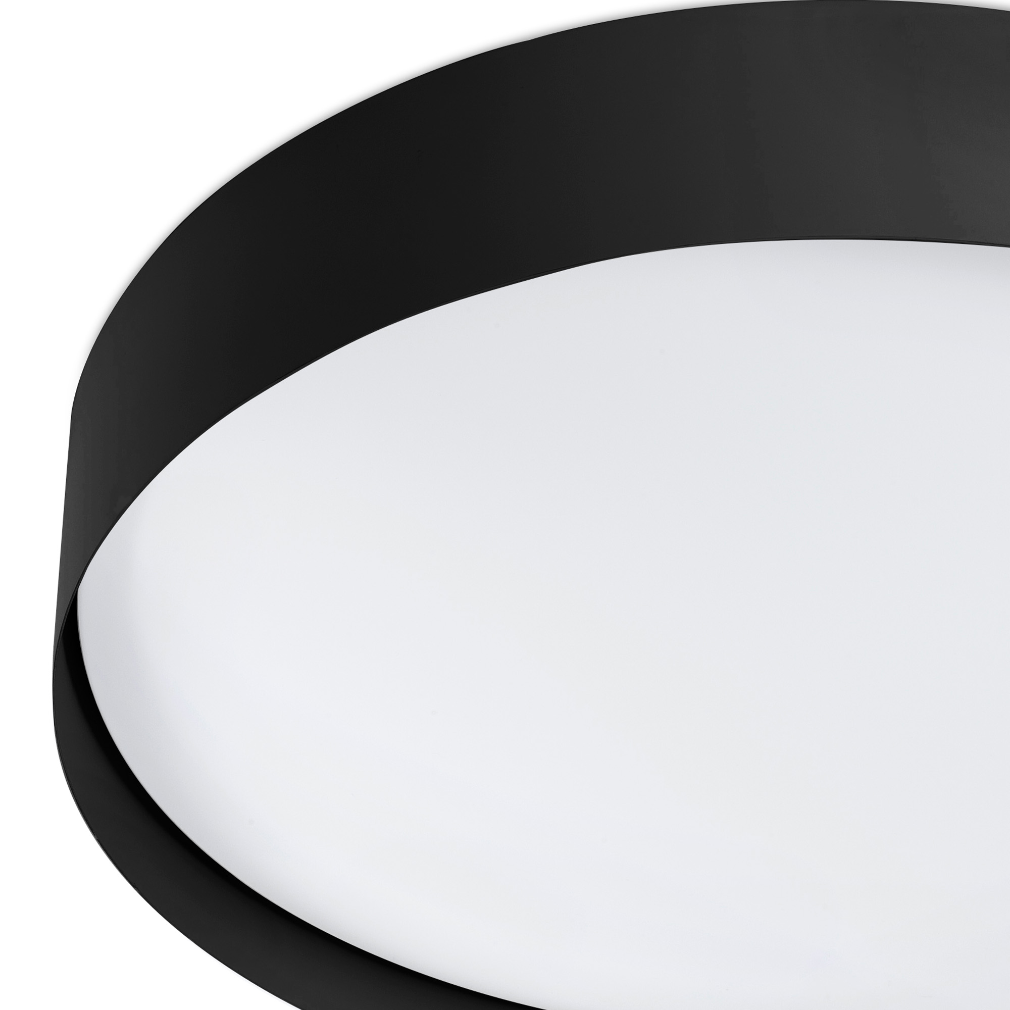Потолочный светильник Vuk черный LED 40W 2700K Faro
