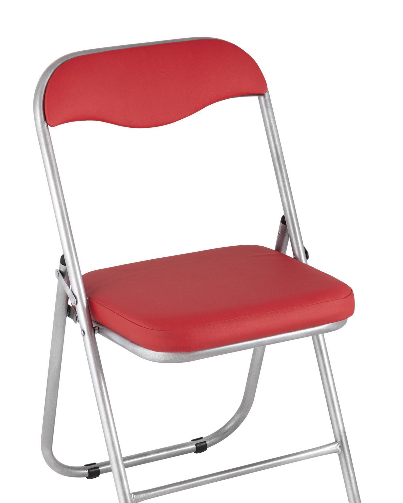 Стул складной ДЖОН металлик, красный Stool Group