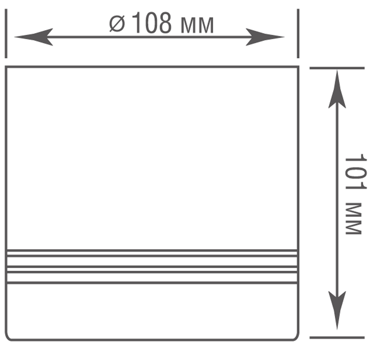 Накладной светодиодный светильник Donolux DL18483R15W1W IP44