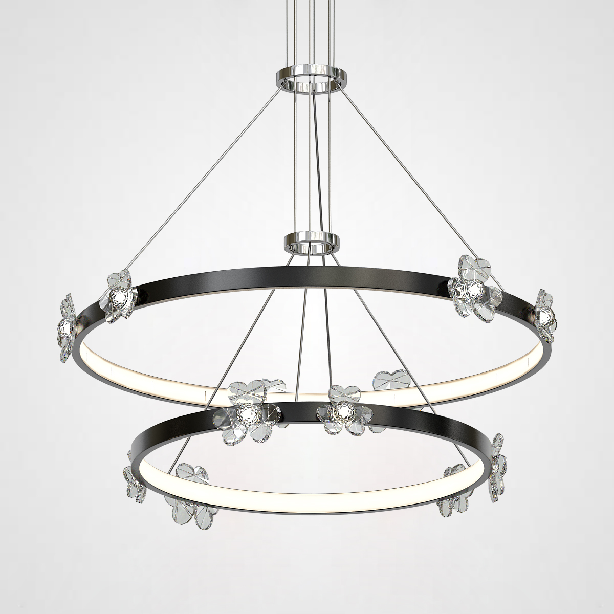 Подвесная люстра CAMILIA B D80 Black by ImperiumLoft