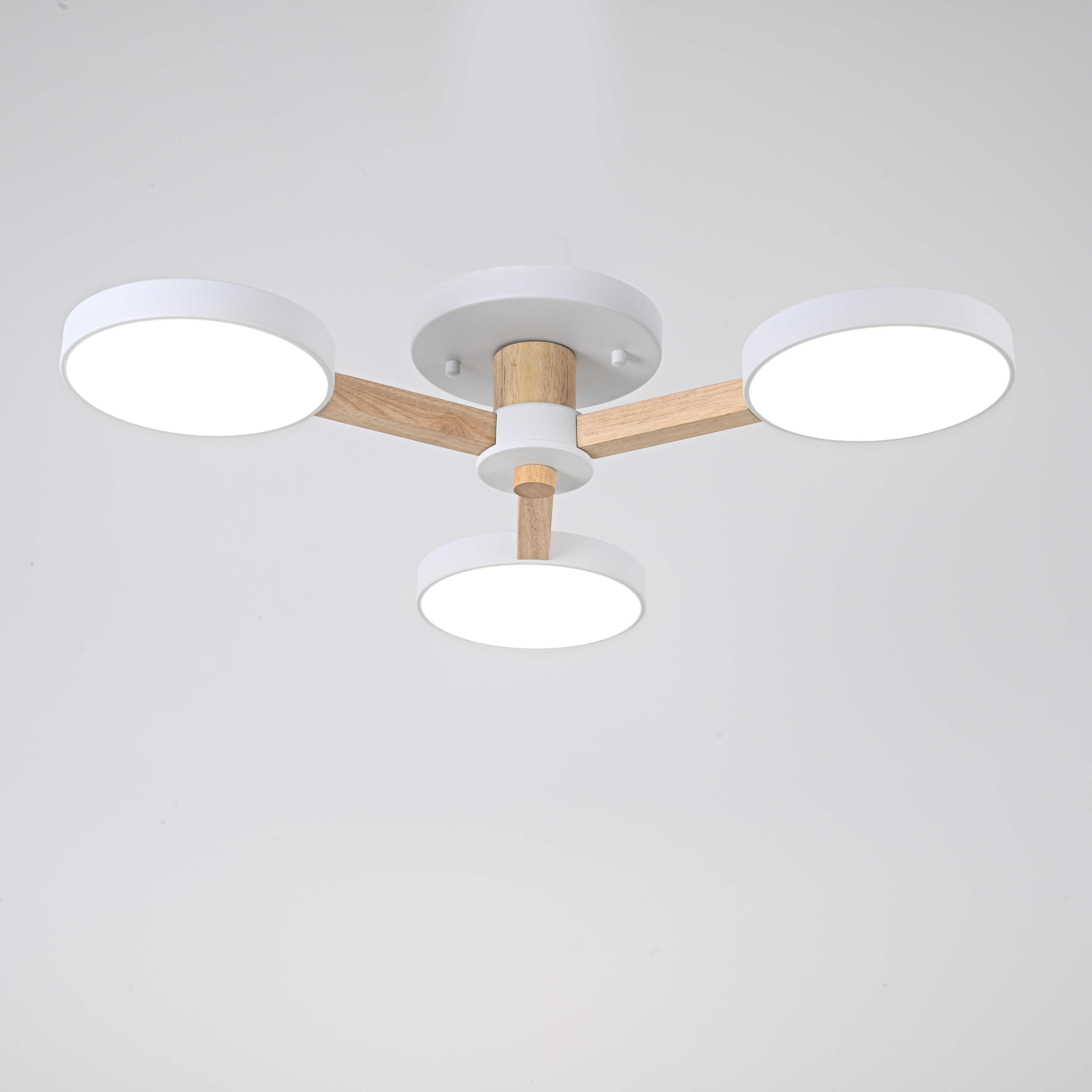 Потолочная люстра TURNA 3 White by ImperiumLoft