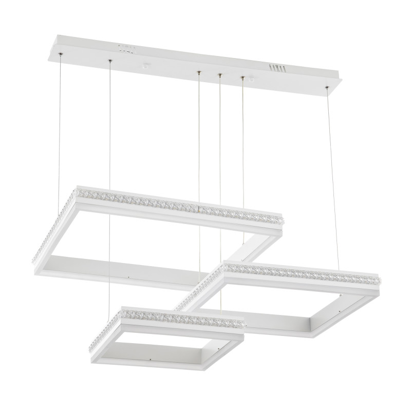 Каскадная люстра LED4U 8597-500-400-300 WT