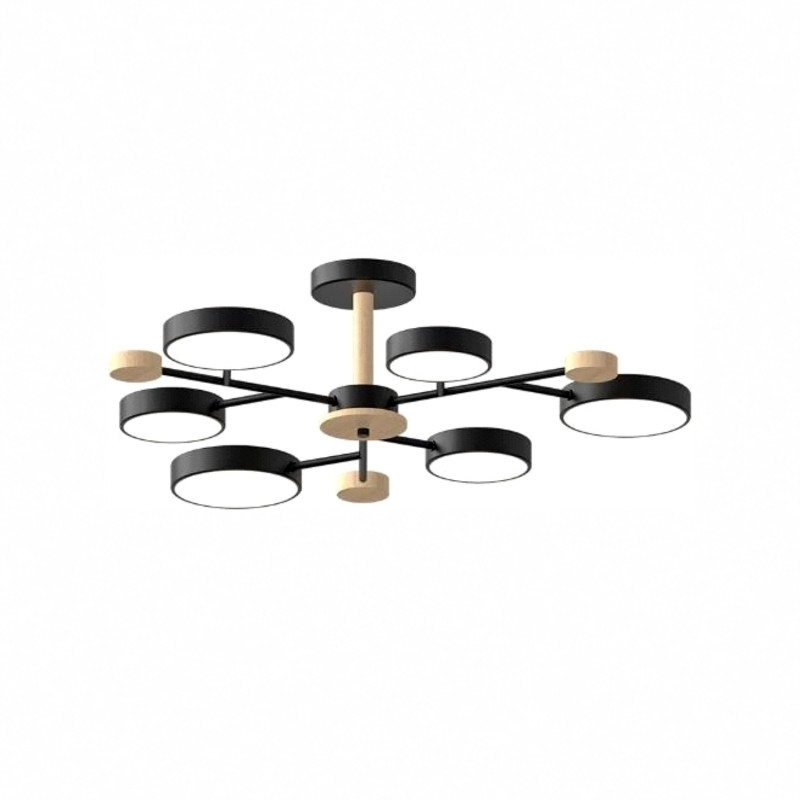 Люстра на штанге LED4U L3214-750 BK