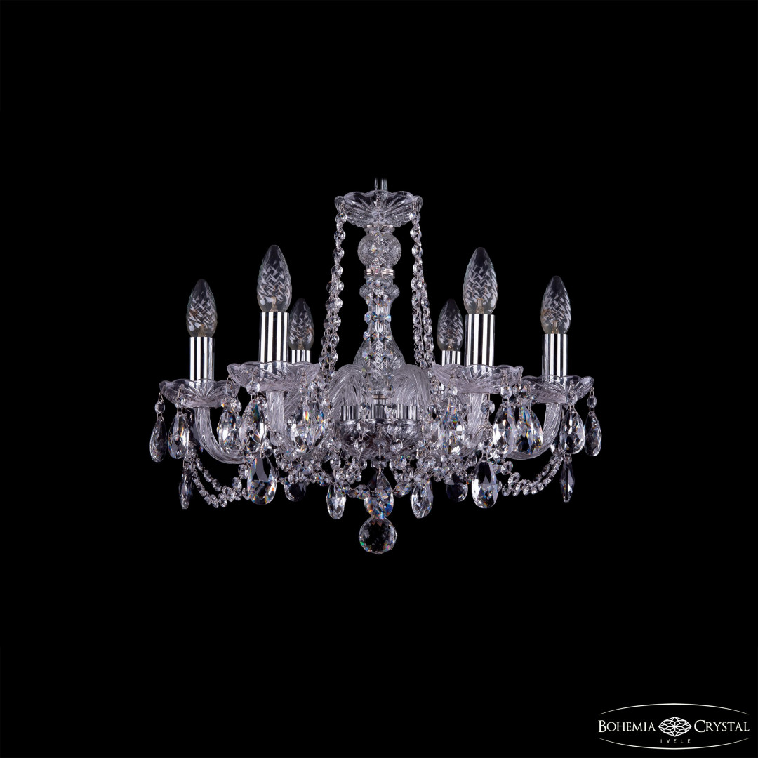 Люстра хрустальная 1402/6/160 Ni