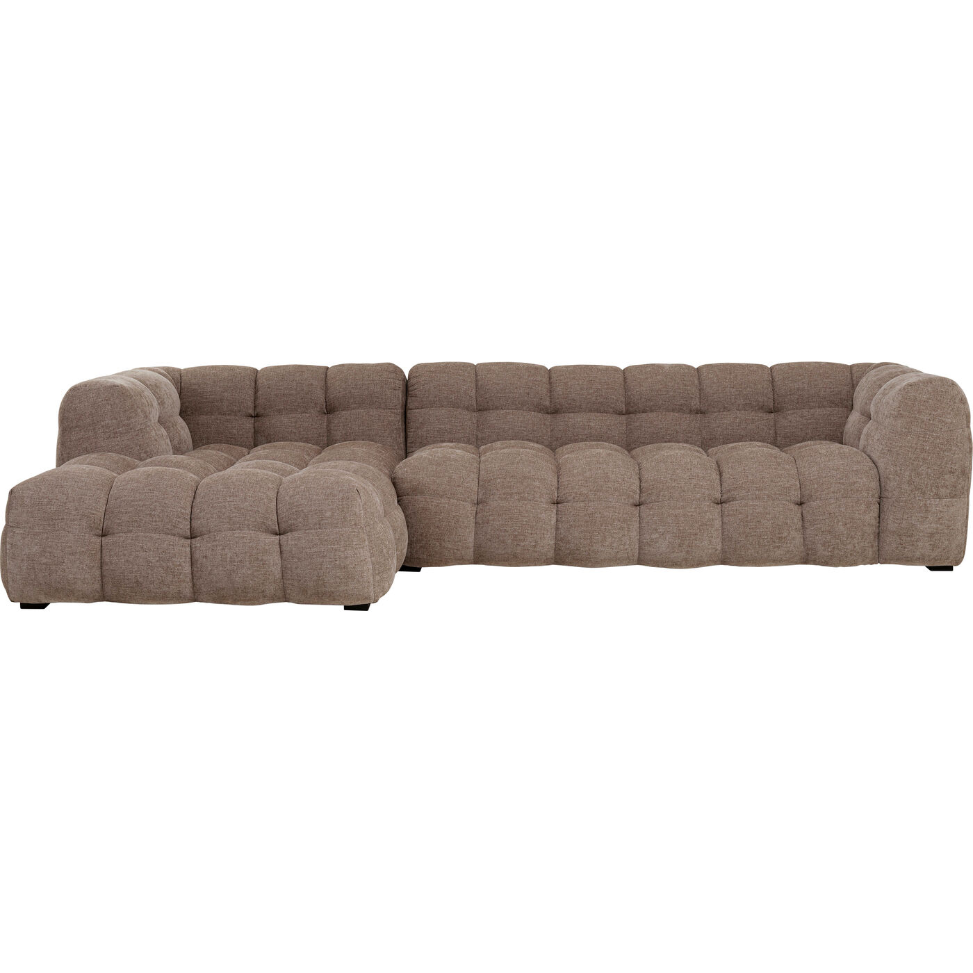 Диван угловой левосторонний Salamanca Light Brown Left 320cm KARE 70638