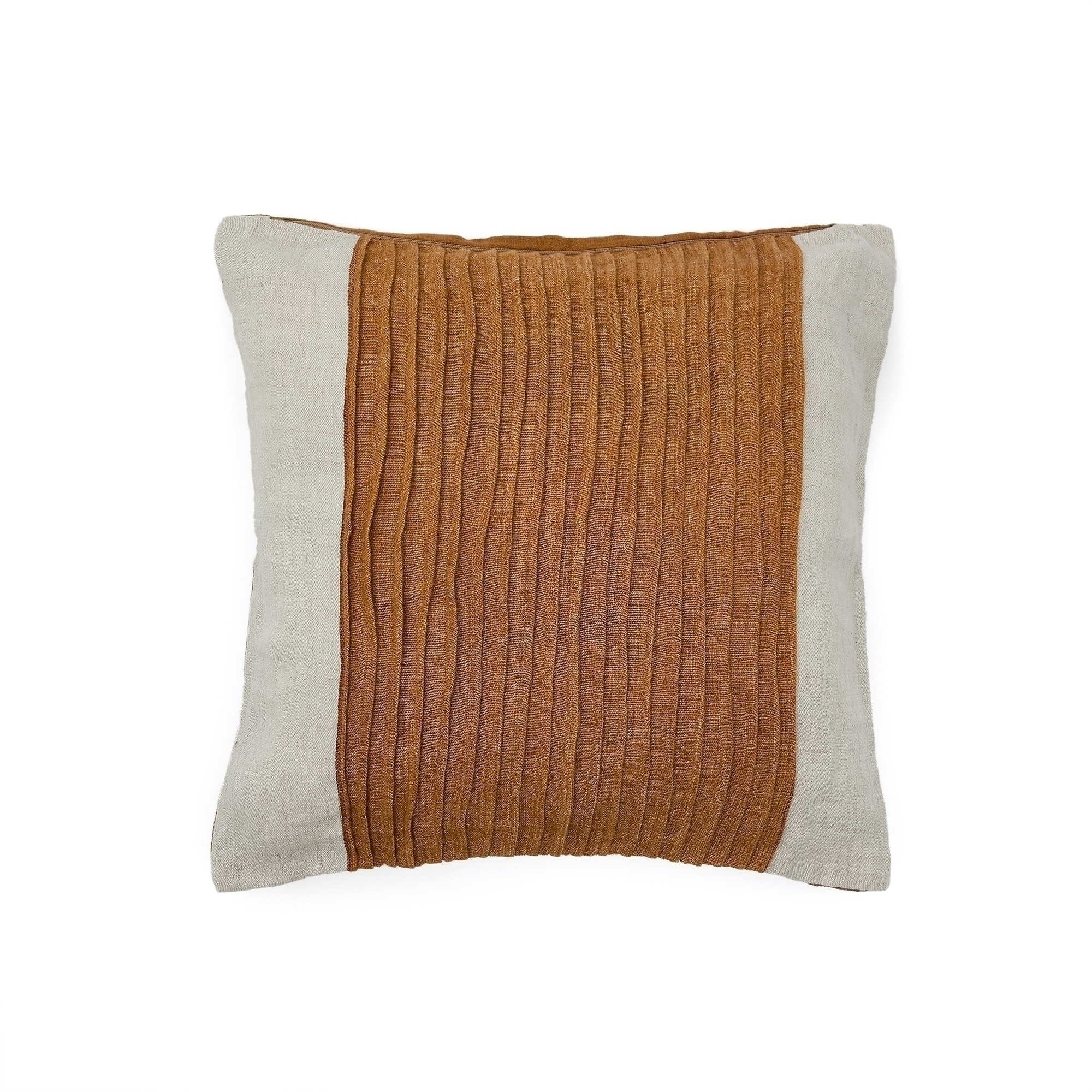 Чехол для подушки Zoren из льна горчичного цвета 50 x 50 см La Forma (ex Julia Grup)
