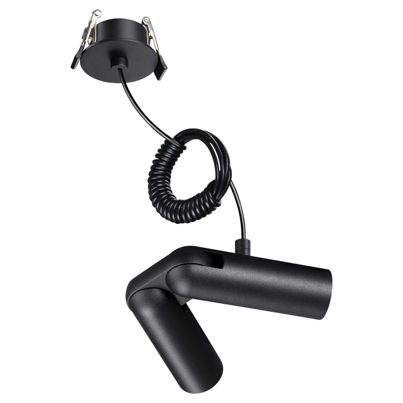 База встраиваемая для ввода питания с гибким угловым соединителем «L» и проводом-подвесом (длина про Novotech 359386