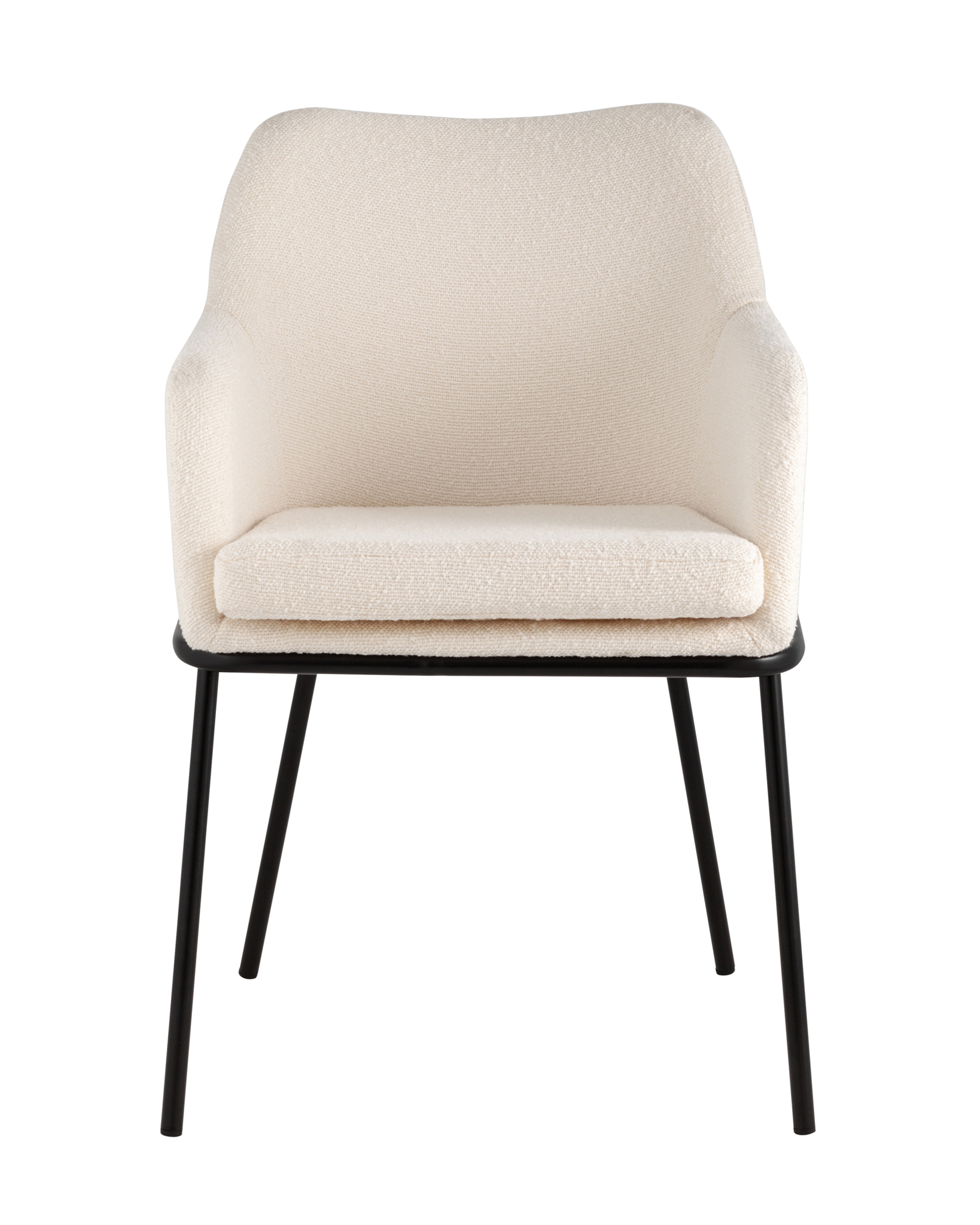 Стул Кози ткань букле молочный Stool Group