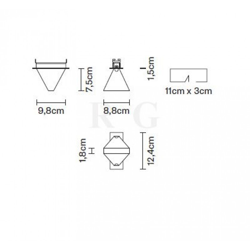 Встраиваемый светильник Fabbian Tripla F41 F01 76