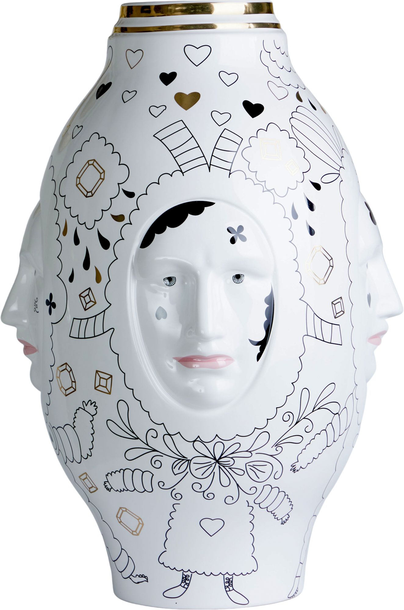 Ваза с барельефами Glasar 68-008