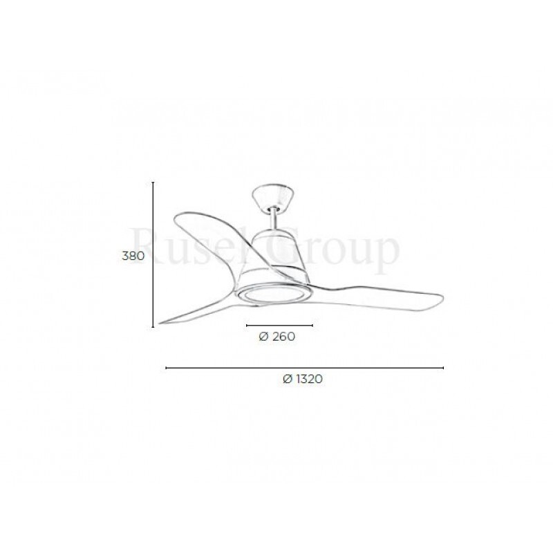 Вентилятор Leds C4 TIGA