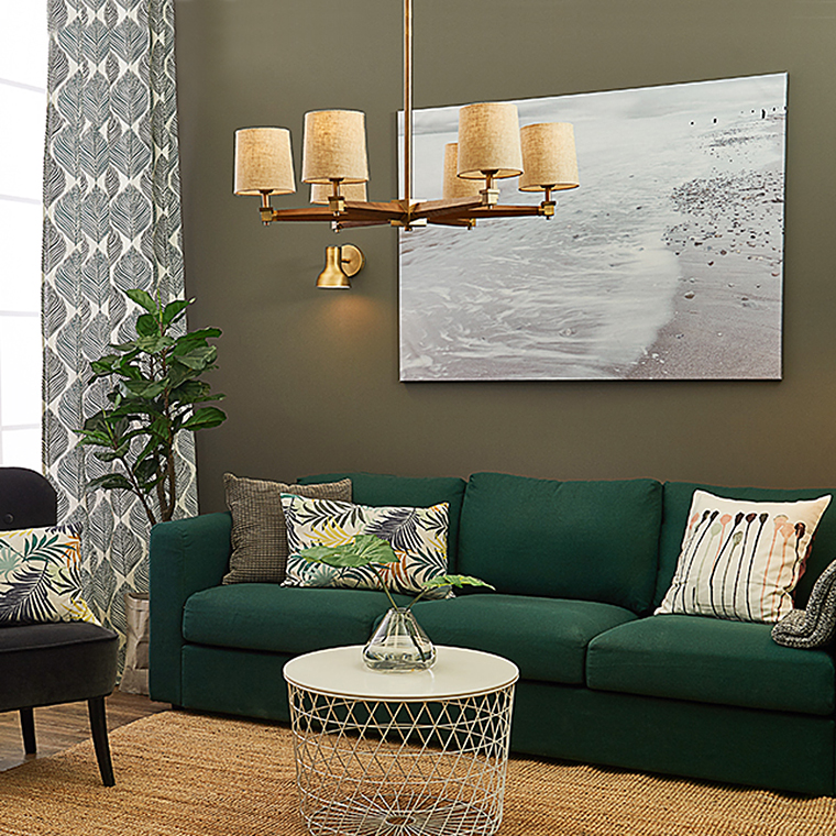 Люстра Jorgenson D85 White/Light wood by ImperiumLoft