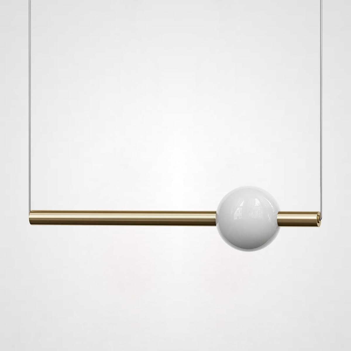 Подвесной светильник broom ORION GLOBE LIGHT gold C L600 by ImperiumLoft