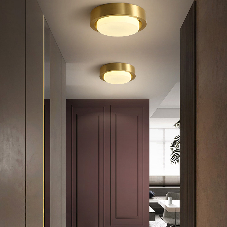 Потолочный светильник BUTTON GOLD D28 by ImperiumLoft