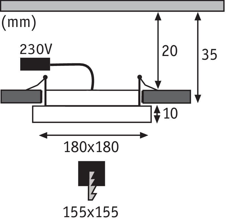 Встраиваемый светильник Paulmann 92952