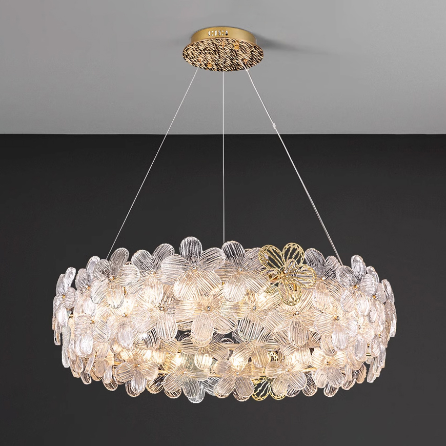 Подвесная люстра TOTTI B D50 Transparent by ImperiumLoft