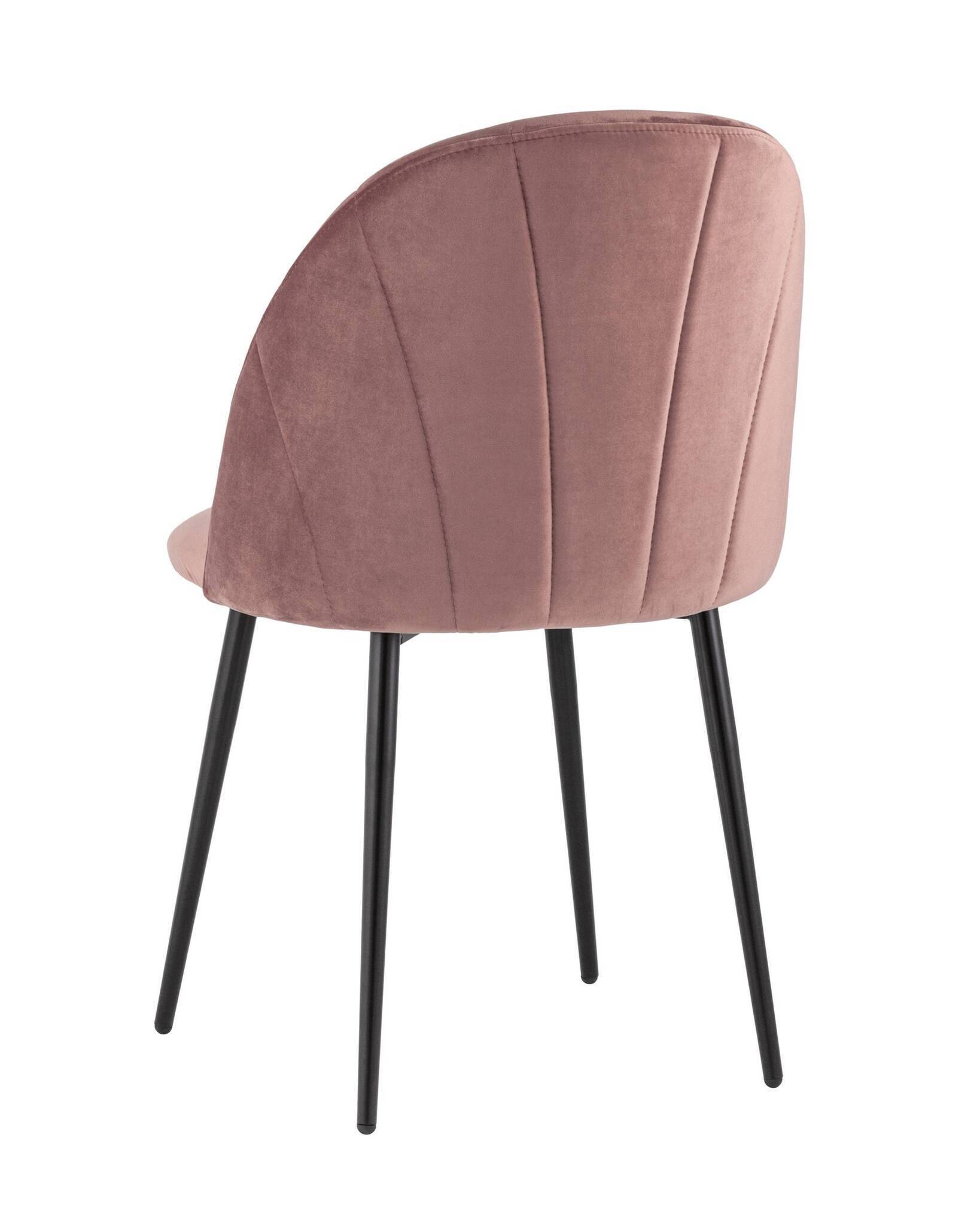 Стул Логан велюр пыльно-розовый Stool Group