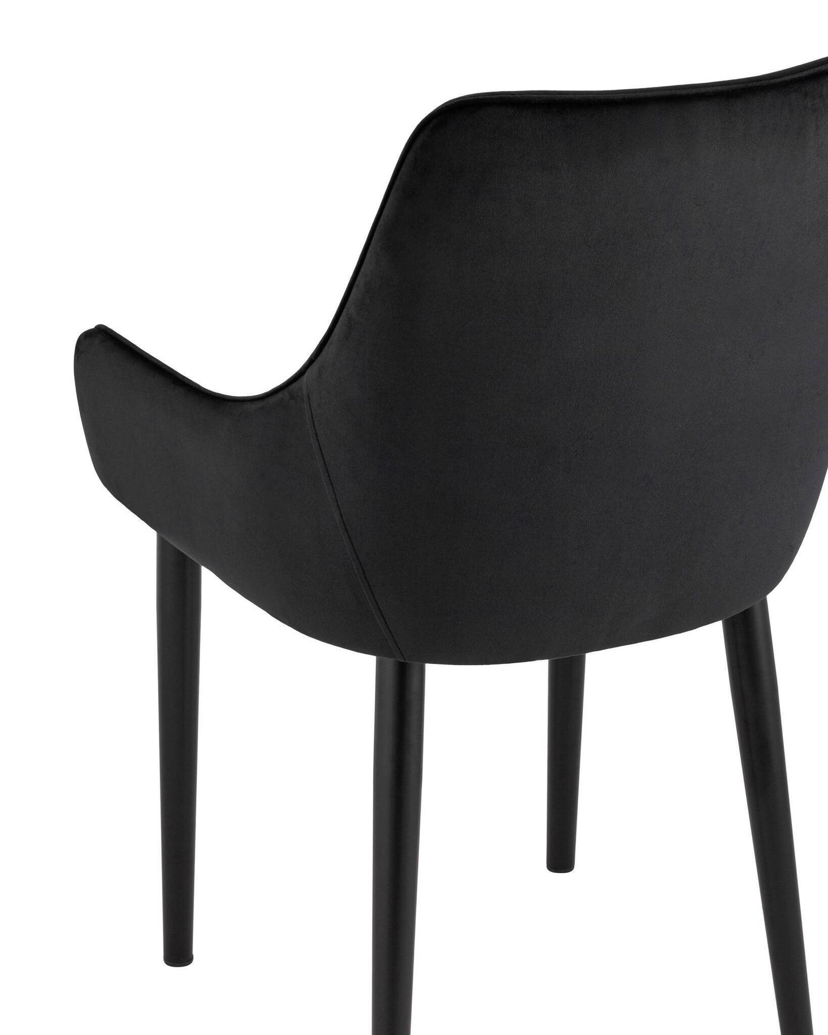 Стул Джоан велюр черный Stool Group