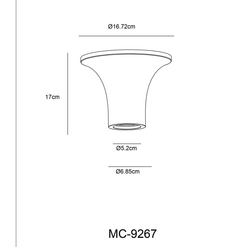 Накладной светильник Arte Lamp A9461PL-1WH