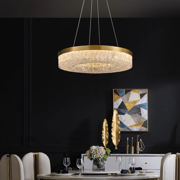 Кольцевая люстра OLAGUS ONE B D60 Black by ImperiumLoft