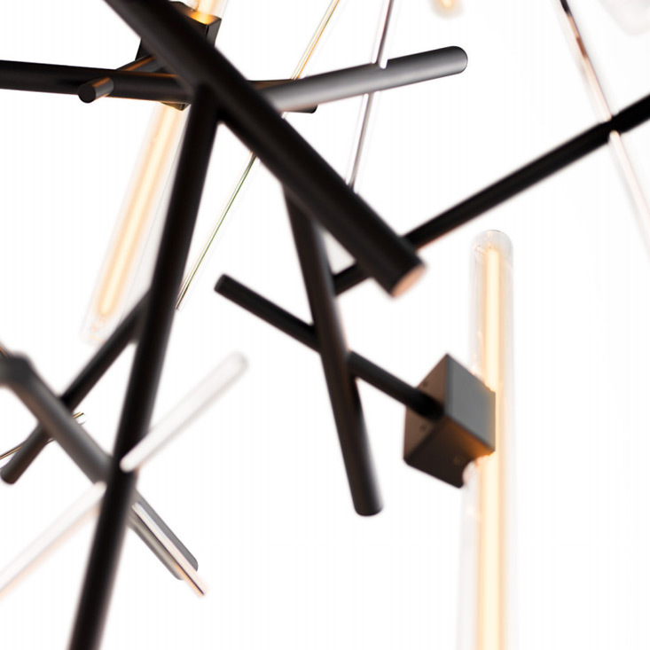 Люстра Brand Van Egmond Linea Round 100 Bur.Brass