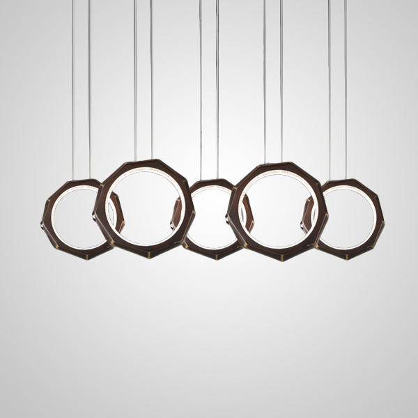 Подвесной светильник NILSIGNE COMBO L123 Brown by ImperiumLoft