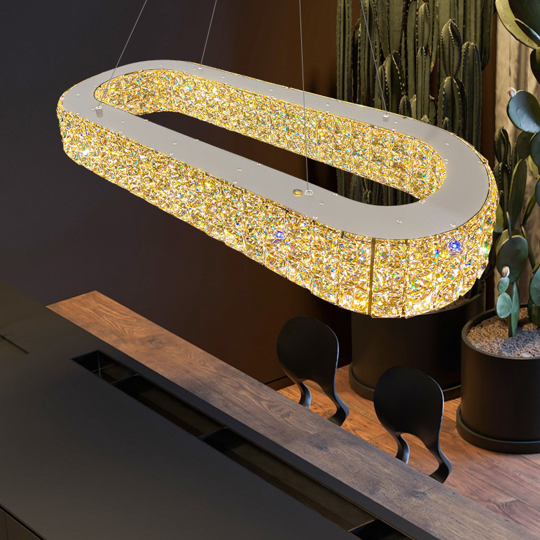 Подвесной светильник ACHILLES LONG L100 Chrome by ImperiumLoft