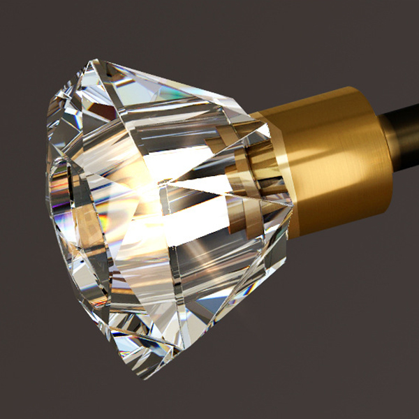 Подвесной светильник KENDRA L105 Brass Black by ImperiumLoft