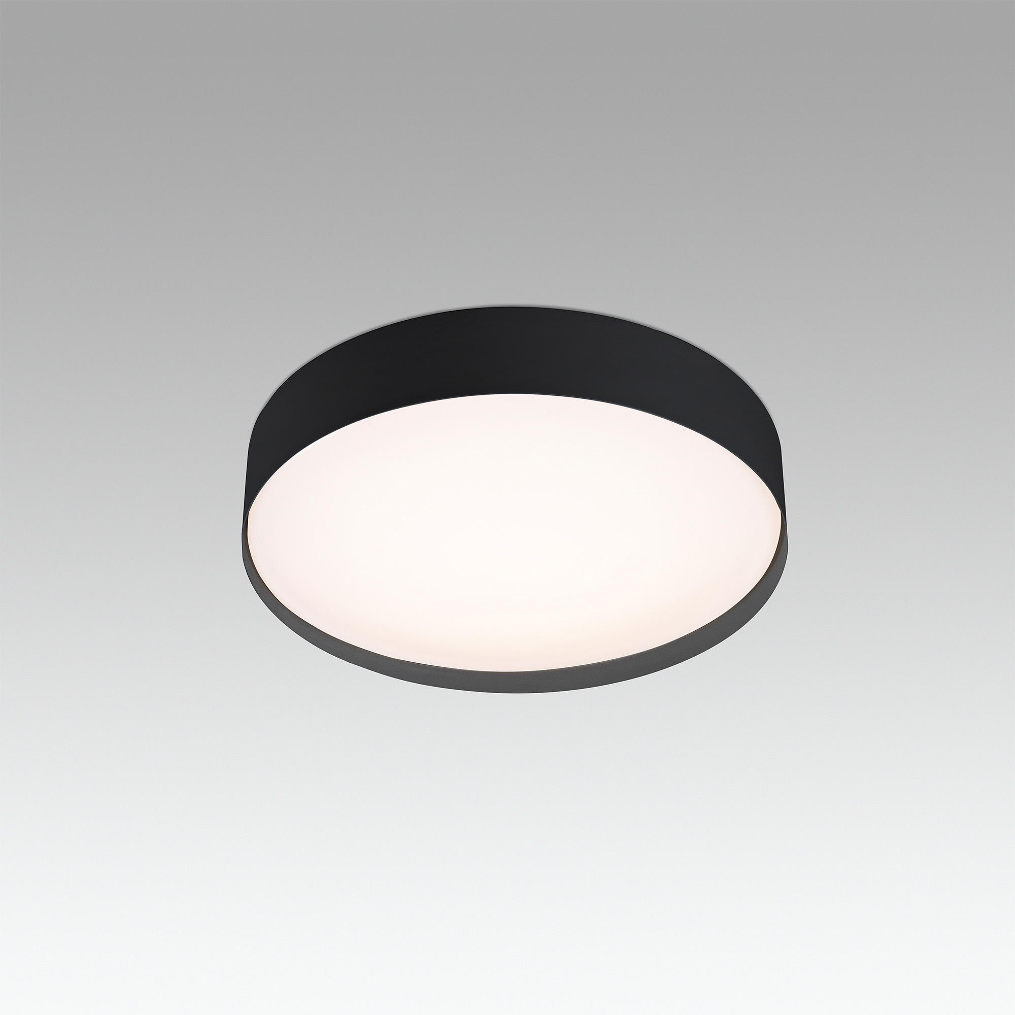 Потолочный светильник Vuk черный LED 40W 2700K Faro