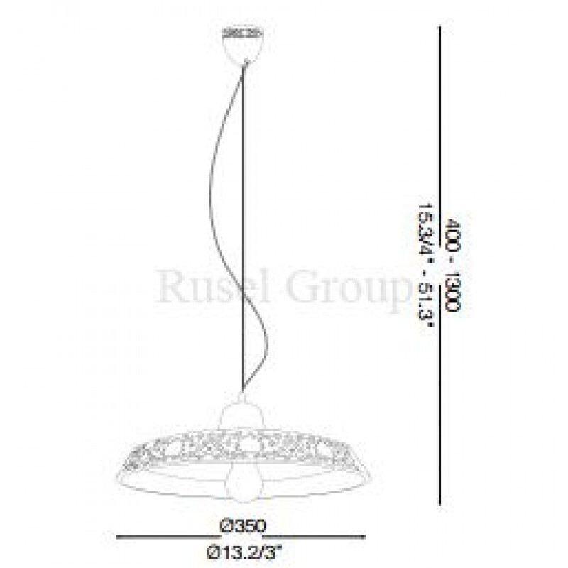 Подвесной светильник Ideal Lux BASSANO SP1 D35