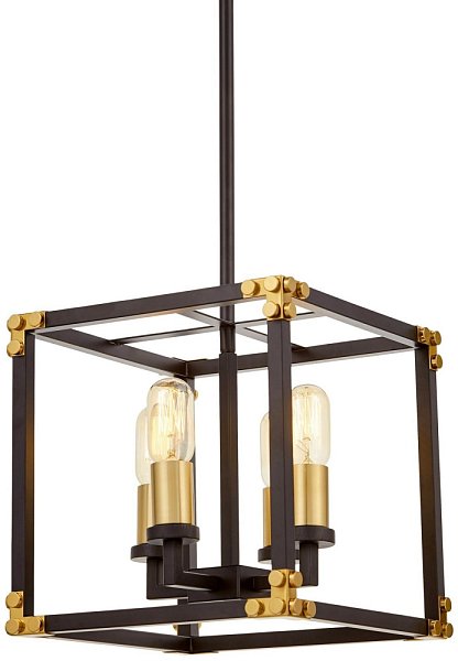 Подвесная люстра Lumina Deco LDP 1140-4 BK+MD
