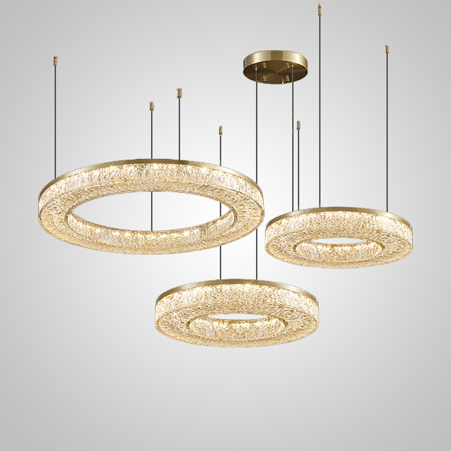 Кольцевая люстра OLAGUS COMBO B Brass by ImperiumLoft