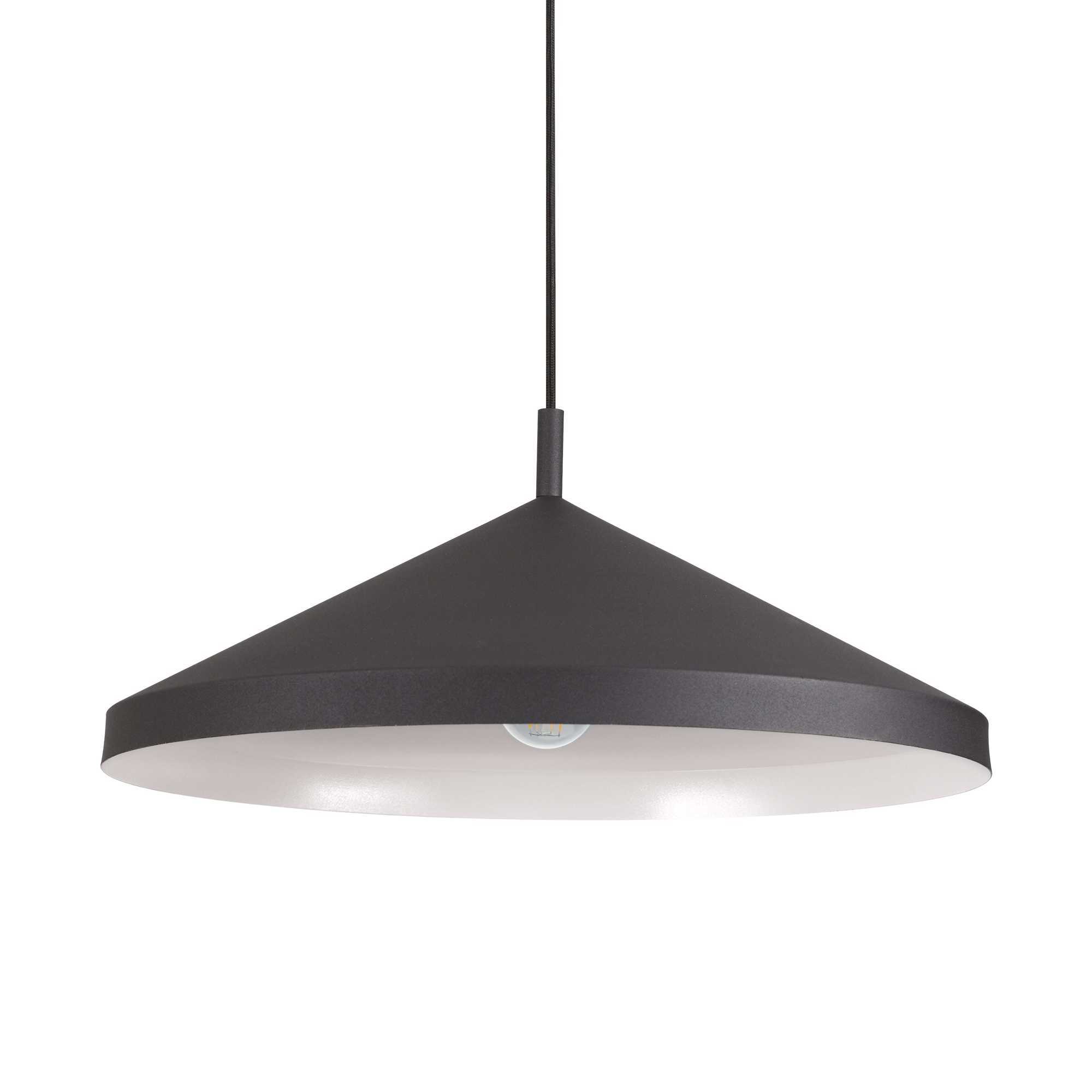 Потолочный светильник Ideal Lux YURTA SP1 D50 NERO 281582