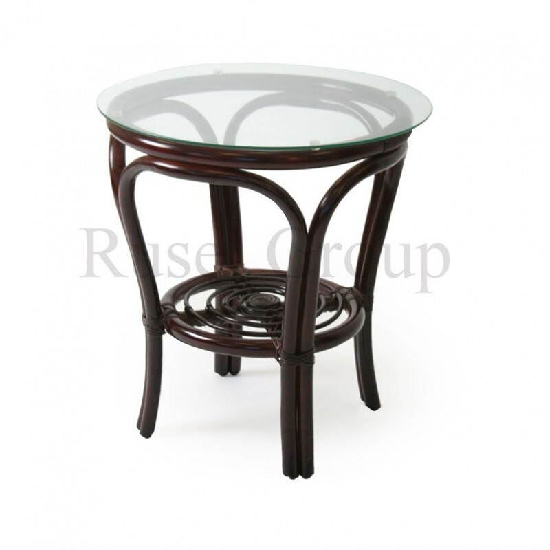 Журнальный столик Bali со стеклом Rattandesign