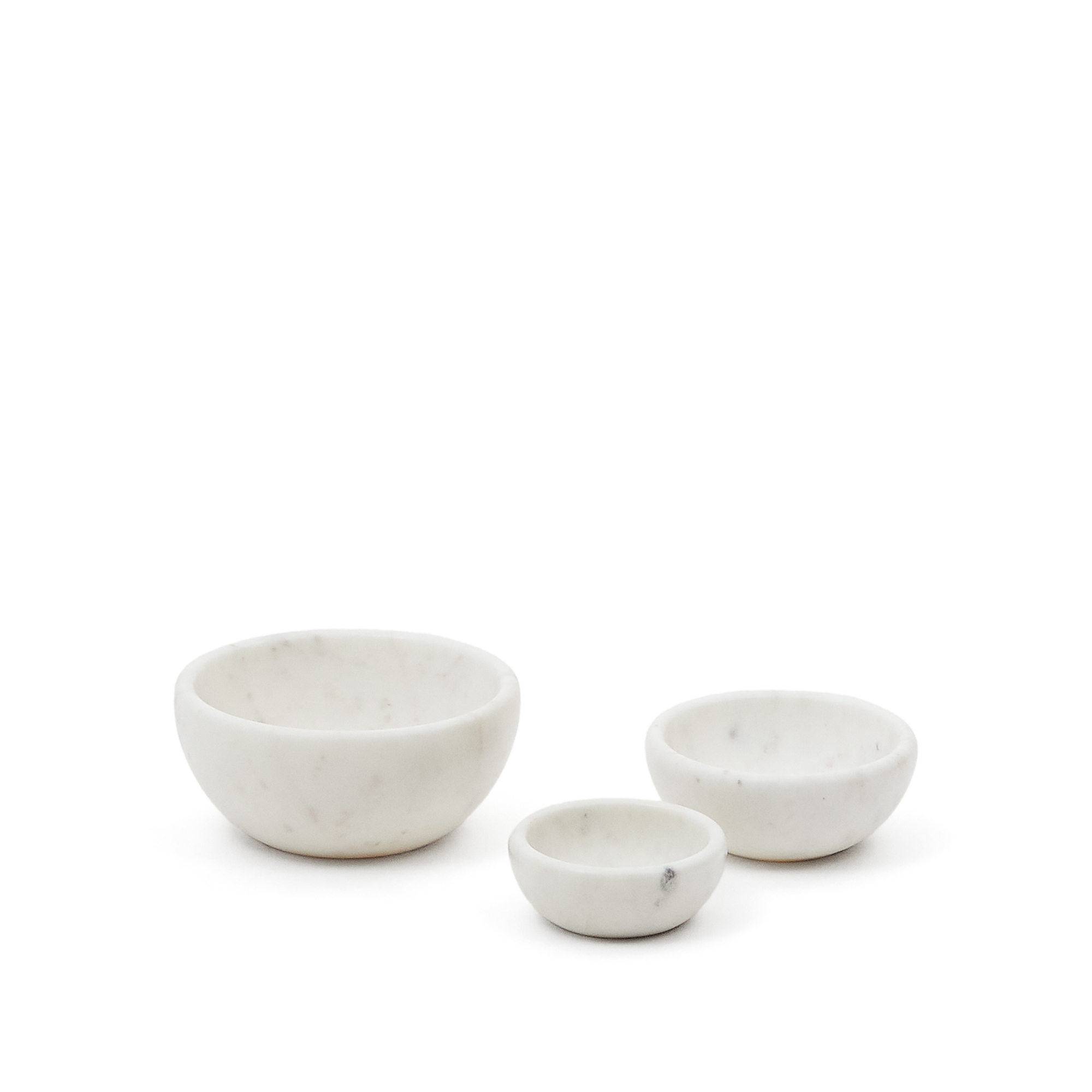 Набор Safor из 3 чаш из белого мрамора La Forma (ex Julia Grup)