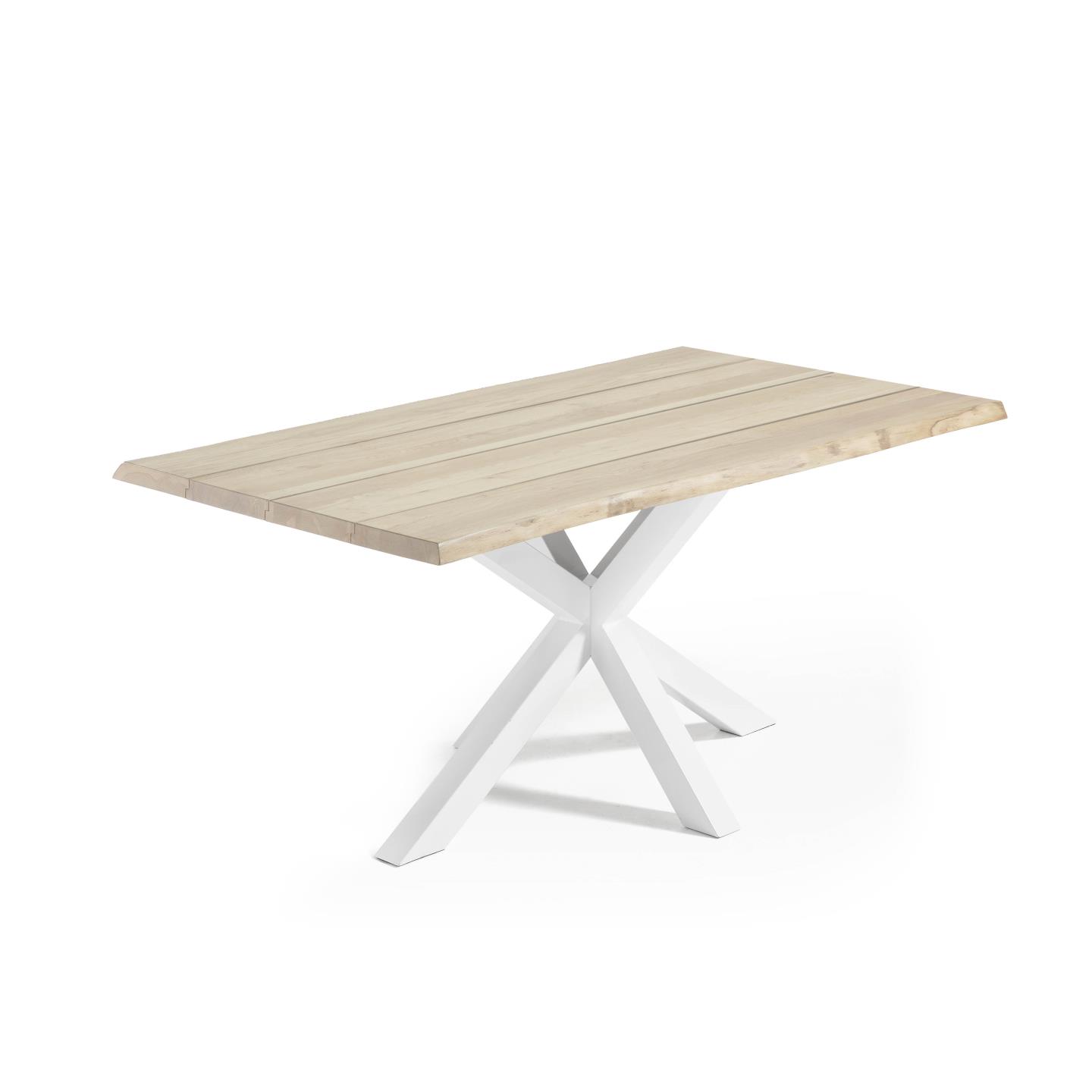Обеденный cтол Arya 160x90 белый отбеленный дуб La Forma (ex Julia Grup)