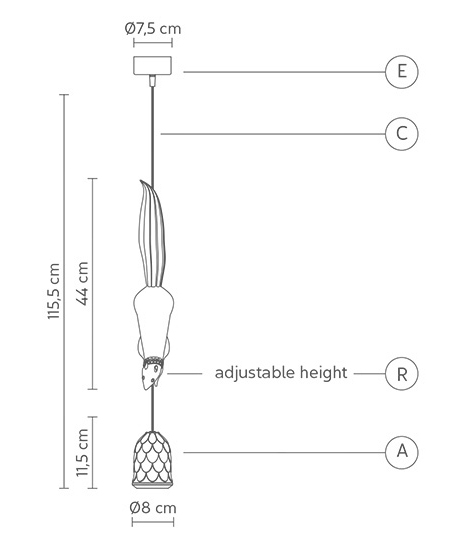 Светильник Белка karman Sherwood e robin SE151 BB INT-White by ImperiumLoft