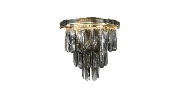 Настенный светильник   Lumina Deco LDW 6002-3 GD+GY