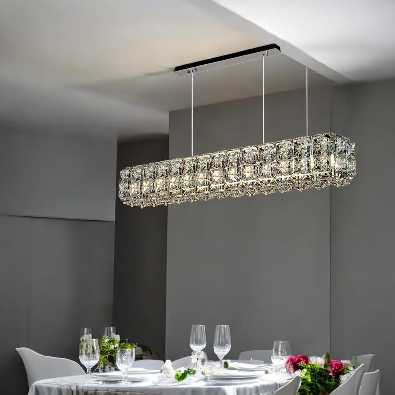 Реечный, рядный светильник TAKI LONG L100 Silver by ImperiumLoft