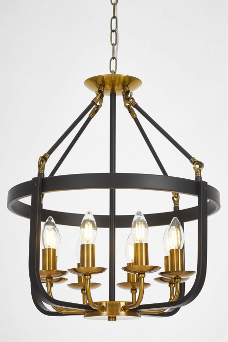 Подвесная люстра Lumina Deco LDP 8024-8 BK+MD