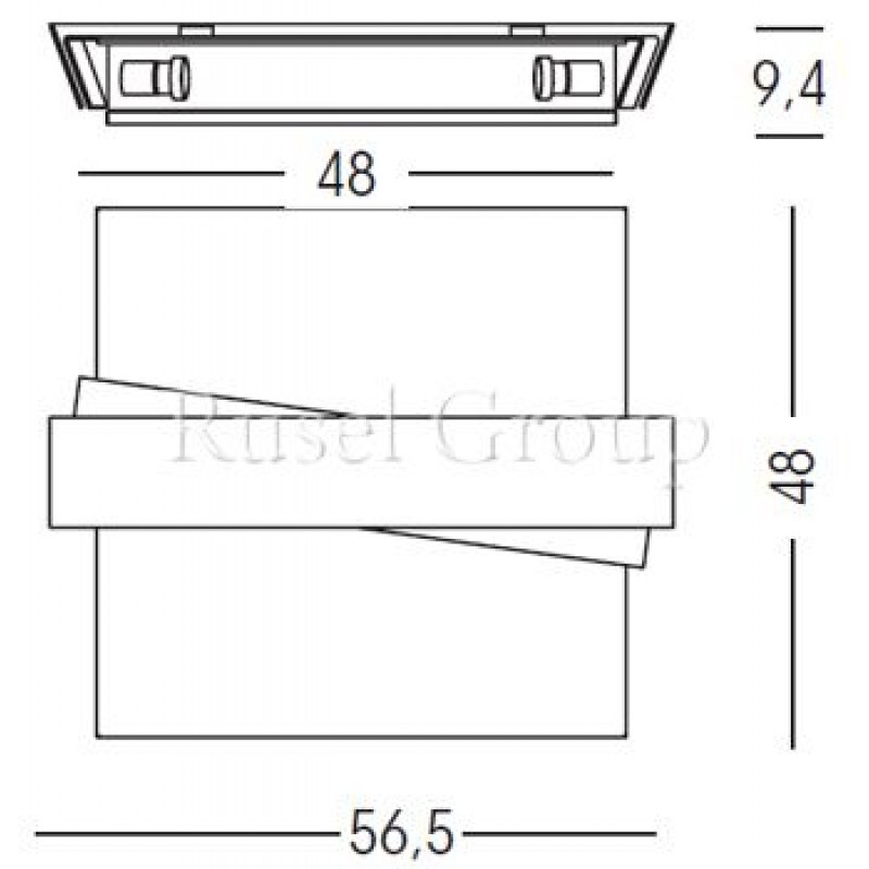 Потолочный светильник Linea Light ZIG ZAG 7290
