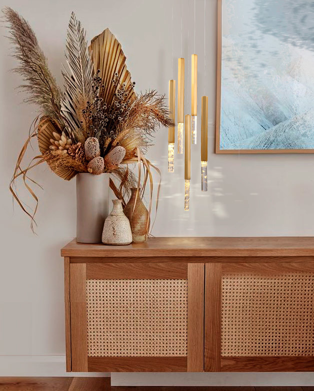 Подвесной светильник Delight Collection Vita 5A brass